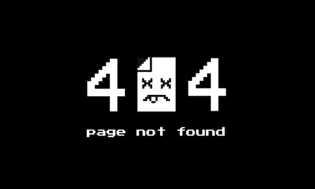 Custom 404 Page by Phillip Kovalev