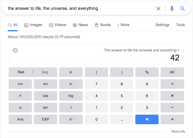 Google Search Trick The Answer To Life