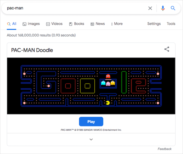 Google Search Trick Pa Man