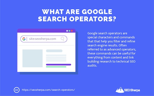 Search Operators Definition