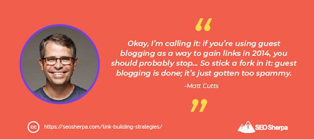 Matt Cutts Guest Post Quote