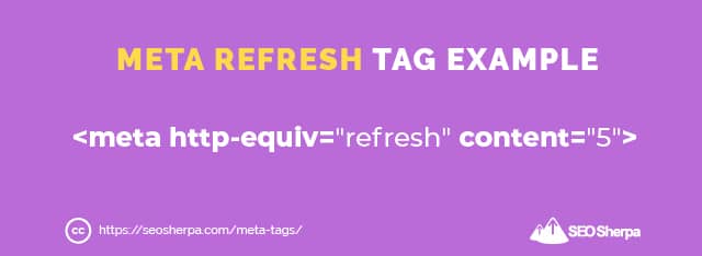Mea Refresh Tag Example