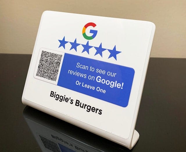 Google Review Signage
