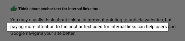 Google on Anchor Text Optimization
