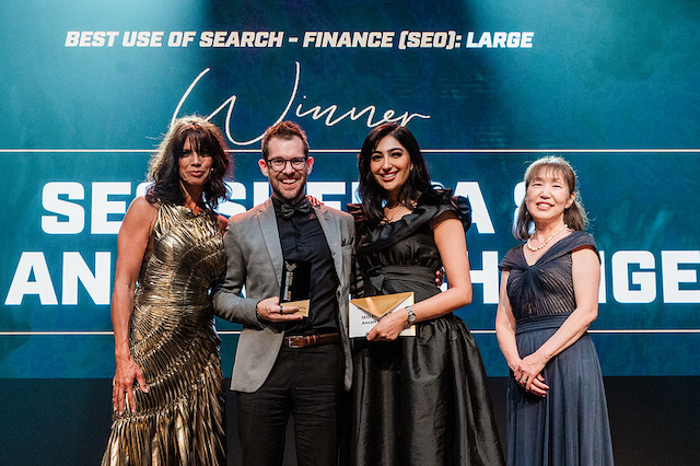 Global Best Use of Search Finance SEO Award