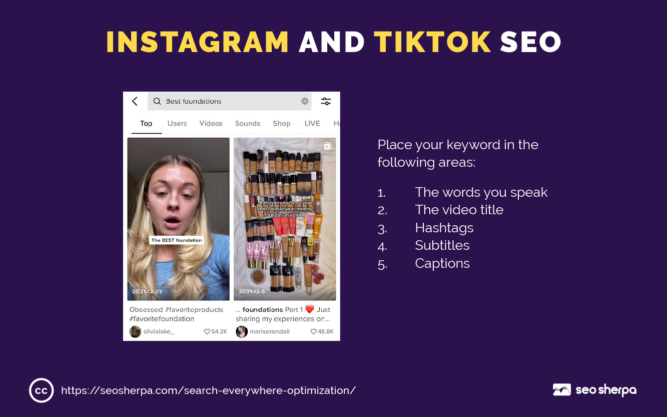 TikTok SEO Tips