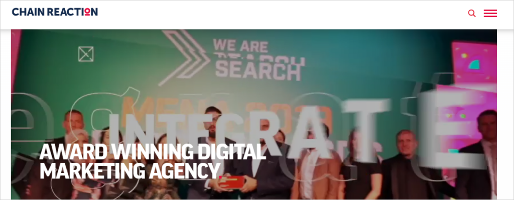 Chain Reaction Homepage