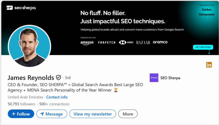 LinkedIn SEO: Optimize Your Profile for Social Search • SEO SHERPA™